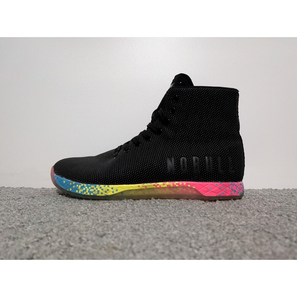 Nobull High Top Trainer Shoes  Crossfit Training Superfabric Mens Size 10 Black
